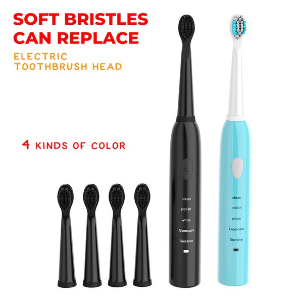 Electric toothbru h head hou ehold toothbru h head oft hair removable toothbru h head black pink blue white 4 color
Electric toothbru h head hou ehold toothbru h head oft hair removable toothbru h head black pink blue white 4 color
