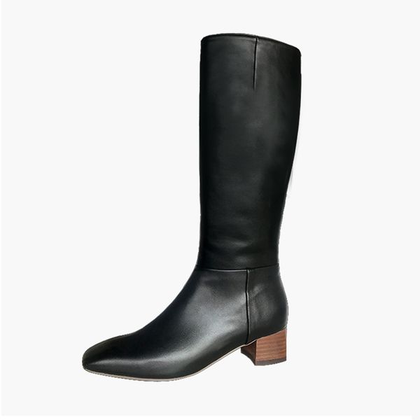 spring autumn long boots leather women knee high boots pointed toe women long chunky block high heels black apricot
spring autumn long boots leather women knee high boots pointed toe women long chunky block high heels black apricot