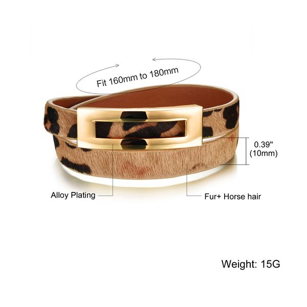 queen66 woman leather wrap bracelets casual black/brown/leopard color double layer leather women sporty jewelry bracelet
queen66 woman leather wrap bracelets casual black/brown/leopard color double layer leather women sporty jewelry bracelet