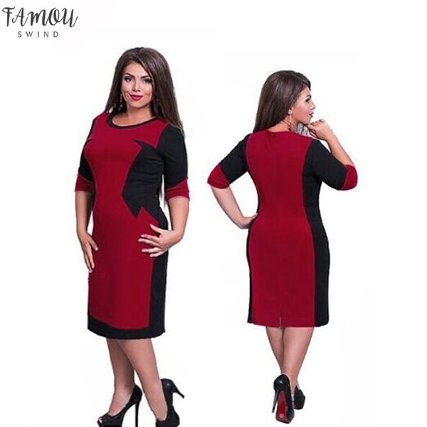 brand female dress 6xl vestidos patchwork oversized casual o neck pencil dresses sheath plus size dress for party sexy, Black;gray
brand female dress 6xl vestidos patchwork oversized casual o neck pencil dresses sheath plus size dress for party sexy, Black;gray