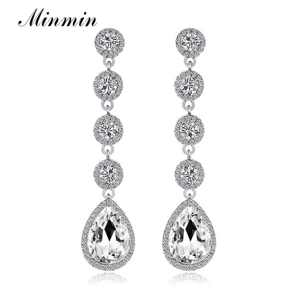 minmin luxury shiny crystal long drop earrings for women trendy wedding jewelry fashion bridal teardrop hanging earrings meh1512, Golden
minmin luxury shiny crystal long drop earrings for women trendy wedding jewelry fashion bridal teardrop hanging earrings meh1512, Golden