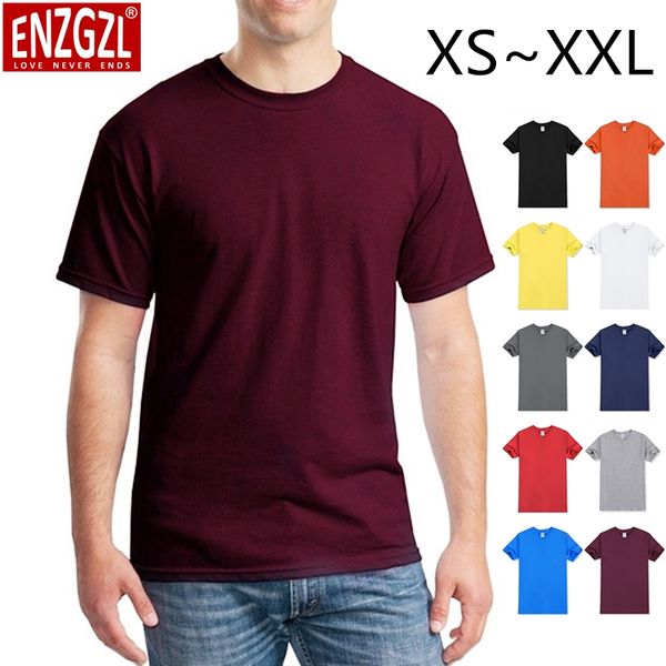 enzgzl 2020 solid color t shirt mens plus size xs xxl t-shirts 100% cotton summer short sleeve tee boy tshirt high quality, White;black
enzgzl 2020 solid color t shirt mens plus size xs xxl t-shirts 100% cotton summer short sleeve tee boy tshirt high quality, White;black