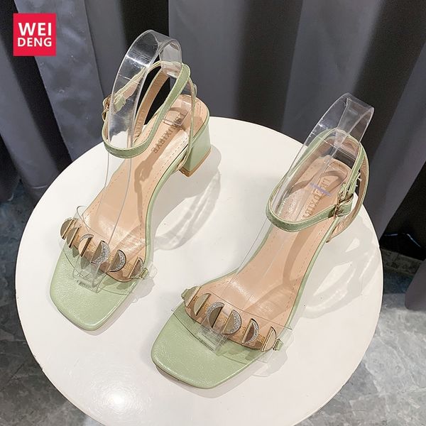 sandals weideng thick bottom round toe women high heeled mid heels tasteless ankle outdoor elegant casual shoes classics, Black
sandals weideng thick bottom round toe women high heeled mid heels tasteless ankle outdoor elegant casual shoes classics, Black