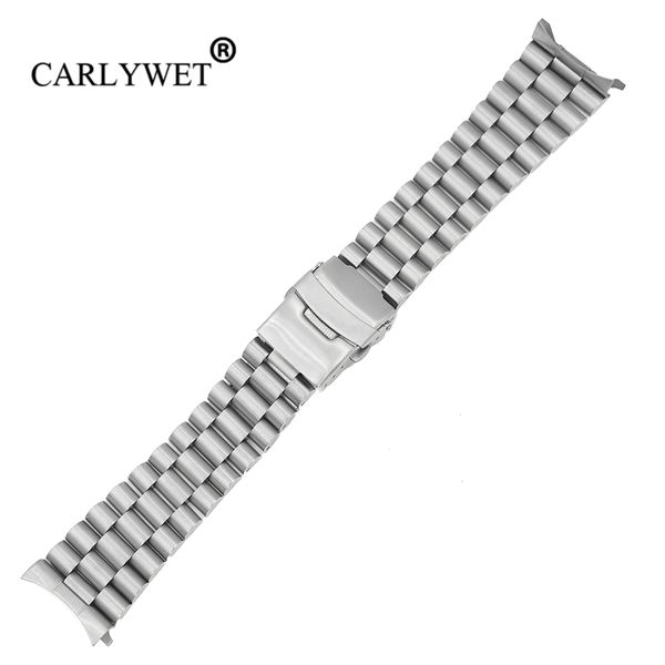 CARLYWET 20 22 мм Серебристый Полый Изогнутый Конец Твердые Связи Замена Ремешок Для Ча
CARLYWET 20 22 мм Серебристый Полый Изогнутый Конец Твердые Связи Замена Ремешок Для Ча