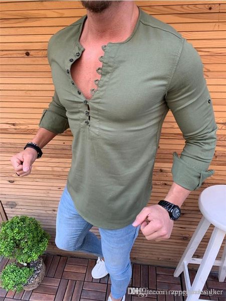 mens summer designer casual shirts crew neck long sleeve solid color homme clothing fashion style casual apparel, White;black
mens summer designer casual shirts crew neck long sleeve solid color homme clothing fashion style casual apparel, White;black