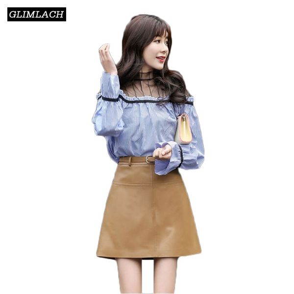2019 new sheepskin genuine leather skirts woman fashion high waist sashes a-line skirts lady casual real leather mini skirt, Black
2019 new sheepskin genuine leather skirts woman fashion high waist sashes a-line skirts lady casual real leather mini skirt, Black