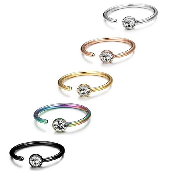 steel punk clip on fake nose rings piercing gem nose lip ear septum piercing women jewelry faux septum piercings hoop, Silver
steel punk clip on fake nose rings piercing gem nose lip ear septum piercing women jewelry faux septum piercings hoop, Silver