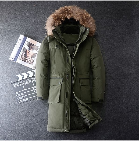 nice men winter coat parka x-long coat thicken men winter jacket mens parka jacket detachable hood fur collar plus size 5xl, Black
nice men winter coat parka x-long coat thicken men winter jacket mens parka jacket detachable hood fur collar plus size 5xl, Black