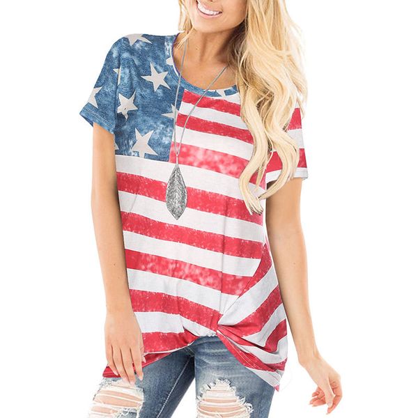 women casual military camouflage american flag t shirt round neck short sleeve summer tees outfit twisted tshirt, White
women casual military camouflage american flag t shirt round neck short sleeve summer tees outfit twisted tshirt, White
