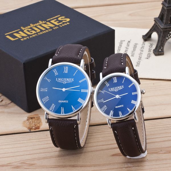 2019 couple clock leather band analog quartz round wrist business men's watch waterproof ladies watches relogio masculino, Slivery;brown
2019 couple clock leather band analog quartz round wrist business men's watch waterproof ladies watches relogio masculino, Slivery;brown