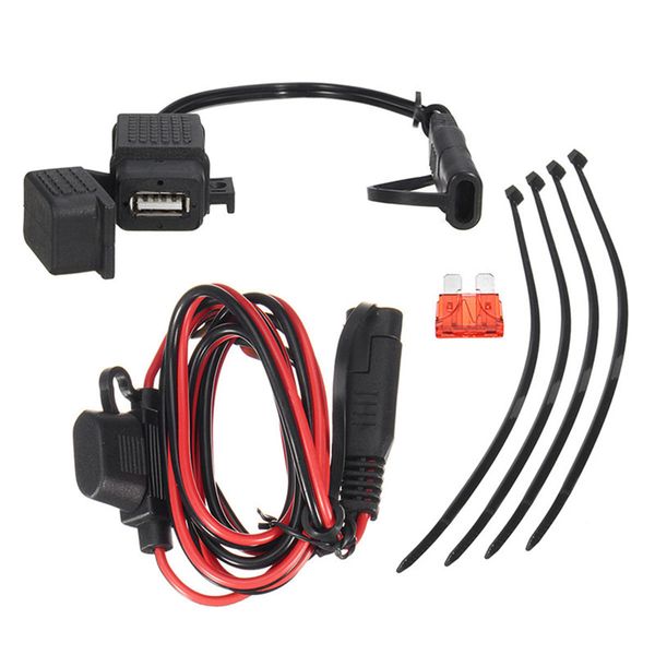 12v-24v 2.1a sae to usb adapter with extension harness motorcycle waterproof charger
12v-24v 2.1a sae to usb adapter with extension harness motorcycle waterproof charger