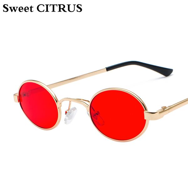 sweet citrus vintage small oval punk sunglasses men women metal frame fashion brand round clear color sun glasses female oculos, White;black
sweet citrus vintage small oval punk sunglasses men women metal frame fashion brand round clear color sun glasses female oculos, White;black