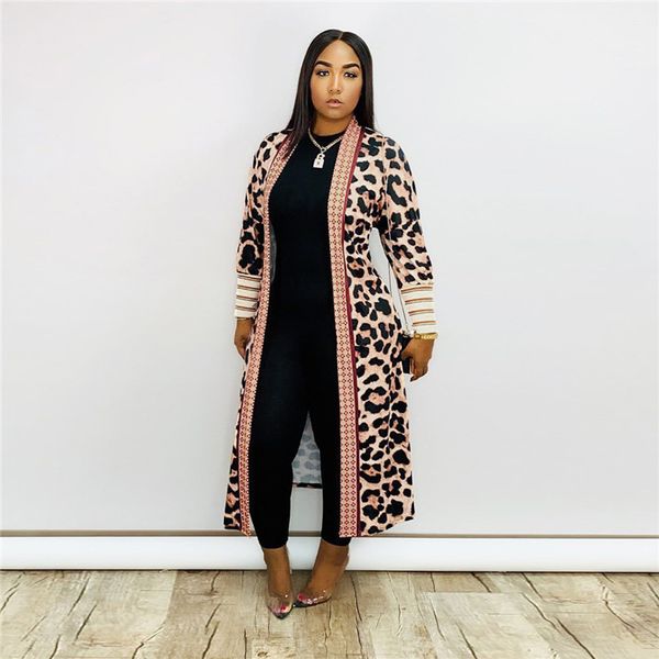 womens designer outerwear luxury leopard pattern threaded long sleeve cardigan coats fashion womens spring casual clothing, Black
womens designer outerwear luxury leopard pattern threaded long sleeve cardigan coats fashion womens spring casual clothing, Black