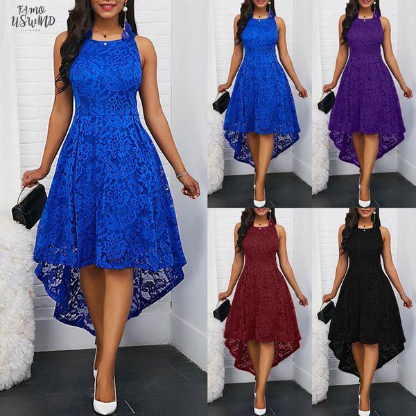 new fashion floral sleeveless lace women solid color sleeveless irregular hem formal party midi dress drop shipping, Black;gray
new fashion floral sleeveless lace women solid color sleeveless irregular hem formal party midi dress drop shipping, Black;gray