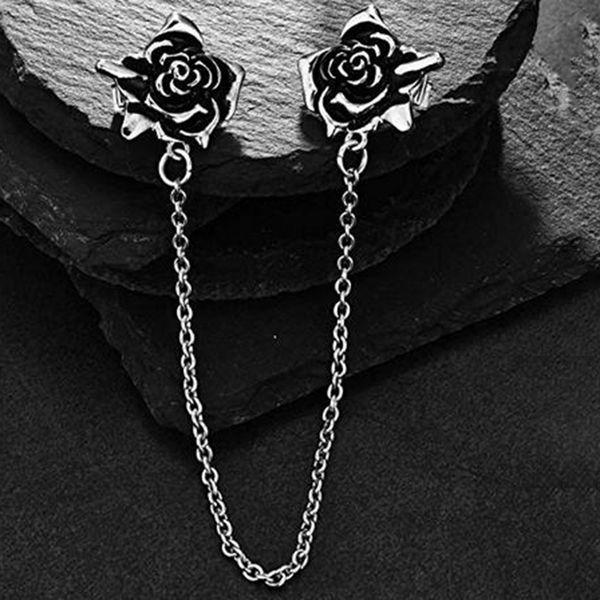 fashion women rectangle collar clips flowers crystal sweater shawl clasps, silver color stylish with classical retro look, Gray
fashion women rectangle collar clips flowers crystal sweater shawl clasps, silver color stylish with classical retro look, Gray