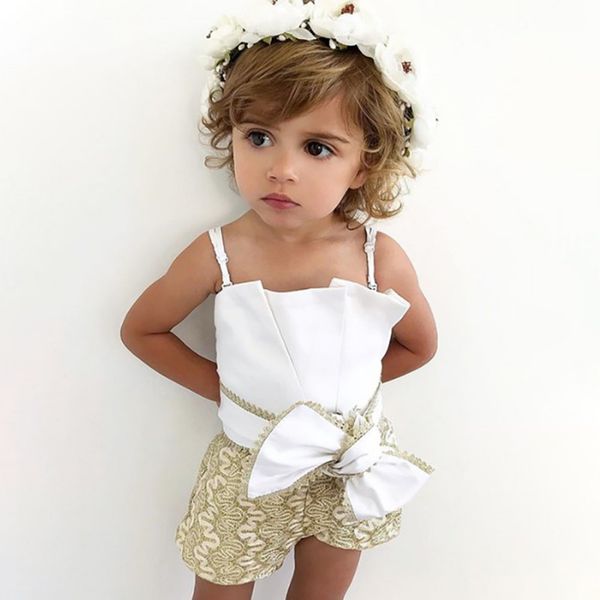 summer newborn cute baby girl sling cotton sleeveless bow-knot jumpsuit leotard jumpsuit set fashion sun suit 1-4 y, White
summer newborn cute baby girl sling cotton sleeveless bow-knot jumpsuit leotard jumpsuit set fashion sun suit 1-4 y, White