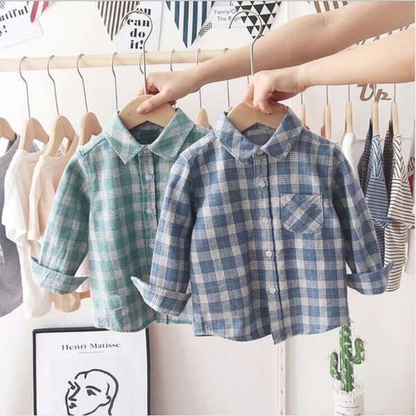baby plaid shirt kids boys girls long sleeve cotton turn down collar blouse grid casual t-shirts toddler boutique gentleman suit ayp624, White;black
baby plaid shirt kids boys girls long sleeve cotton turn down collar blouse grid casual t-shirts toddler boutique gentleman suit ayp624, White;black