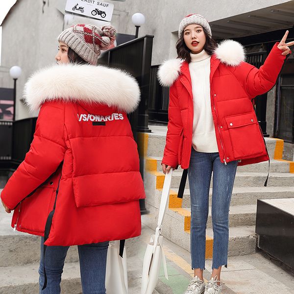 back season 2019 winter loose coat woman cotton-padded clothes cotton easy winter short fund cotton-padded jacket oversize tide, Black
back season 2019 winter loose coat woman cotton-padded clothes cotton easy winter short fund cotton-padded jacket oversize tide, Black