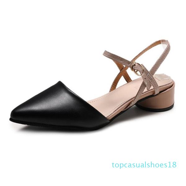 sandals women shoes pu retro cover toe round sandals ankle strap 2020 summer new comfortable breathable outdoor sandals t18, Black
sandals women shoes pu retro cover toe round sandals ankle strap 2020 summer new comfortable breathable outdoor sandals t18, Black
