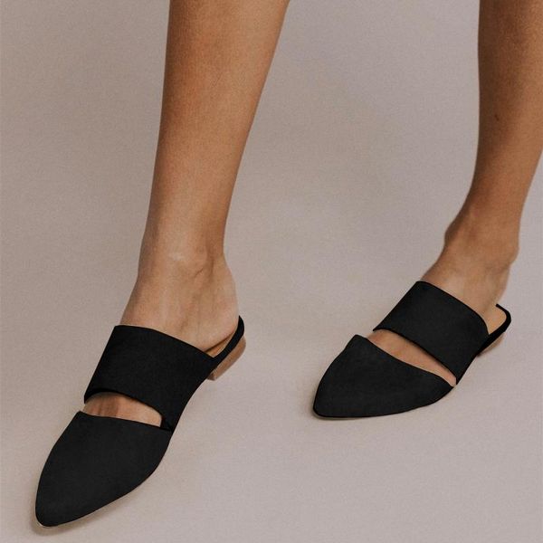 litthing summer simple pointed toe flat mule slippers leopard slides holidays sandals ladies shoes for women 2019 slingbacks, Black
litthing summer simple pointed toe flat mule slippers leopard slides holidays sandals ladies shoes for women 2019 slingbacks, Black