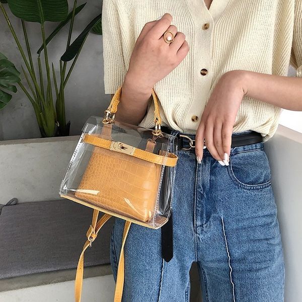 clear transparent pvc shoulder bags women candy color purses and handbags solid color handbags women bags designer sac
clear transparent pvc shoulder bags women candy color purses and handbags solid color handbags women bags designer sac