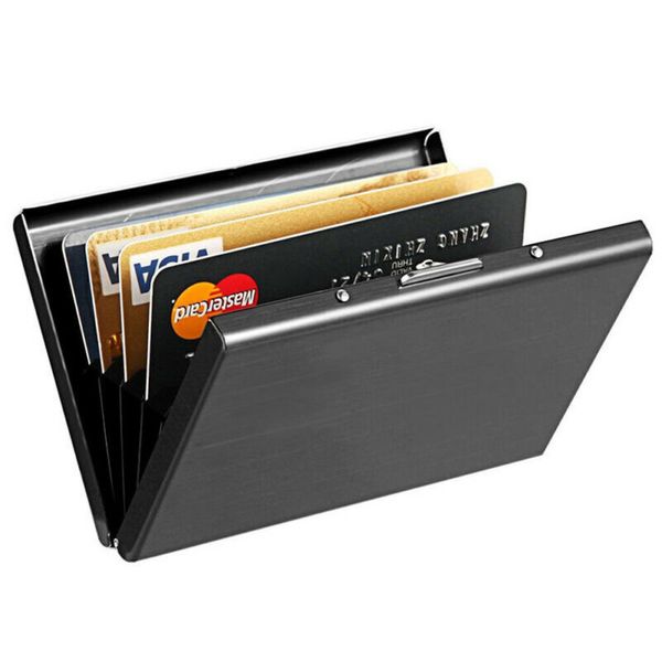 new credit card holder stainless steel credit card protector wallet slim credit card case for women or men, Brown;gray
new credit card holder stainless steel credit card protector wallet slim credit card case for women or men, Brown;gray