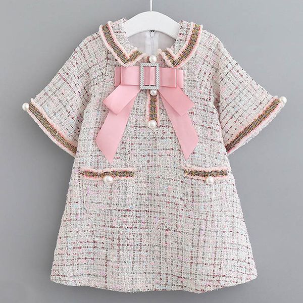 girls dress elegant baby autumn winter kids plaid dress bow pearl pocket girls princess clothes toddler vestidos, Red;yellow
girls dress elegant baby autumn winter kids plaid dress bow pearl pocket girls princess clothes toddler vestidos, Red;yellow