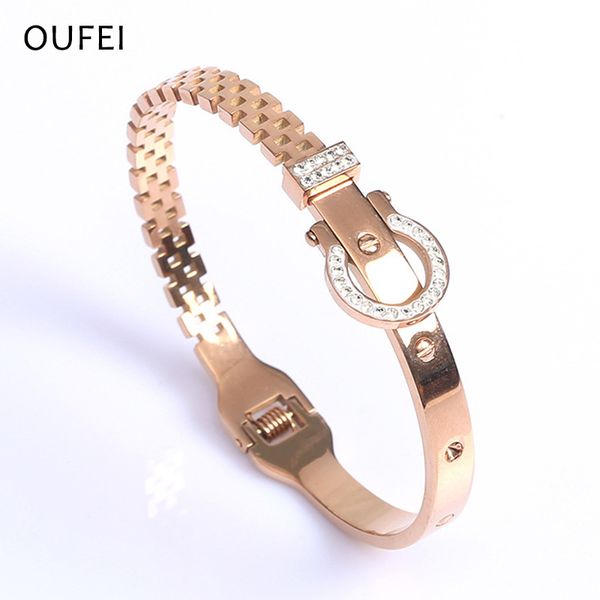 oufei rose gold bracelet bangle for women personalized great wall bracelet rhinestones stainless steel jewelry, Black
oufei rose gold bracelet bangle for women personalized great wall bracelet rhinestones stainless steel jewelry, Black