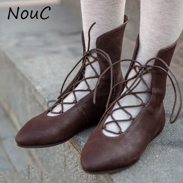 fashion ankle boots women platform lace up shoes pointed toe flats new short boot ladies casual footwear plus size drop shipping, Black
fashion ankle boots women platform lace up shoes pointed toe flats new short boot ladies casual footwear plus size drop shipping, Black