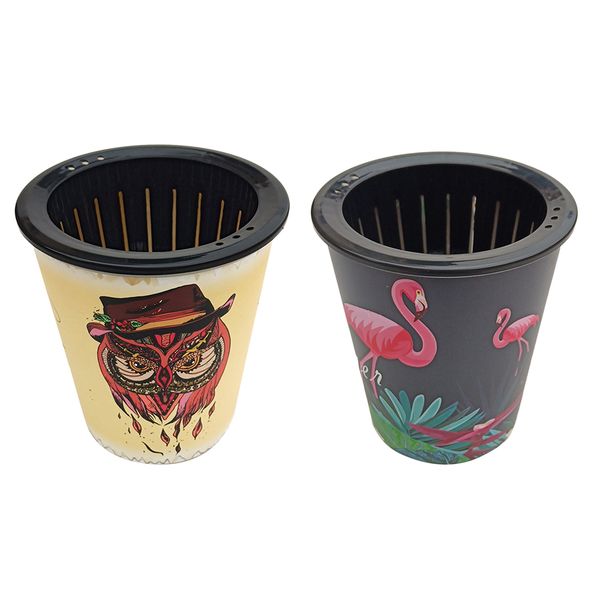 pack of 2 cartoon self watering planter, indoor herb garden flower pot, countergarden grows for organic herbs or flowers, flamingo & owl
pack of 2 cartoon self watering planter, indoor herb garden flower pot, countergarden grows for organic herbs or flowers, flamingo & owl