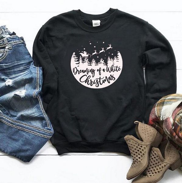 dreaming of a white christmas new fashion female sweatshirt autumn winter ladies coat crewneck festival lady clothing dropship, Black
dreaming of a white christmas new fashion female sweatshirt autumn winter ladies coat crewneck festival lady clothing dropship, Black