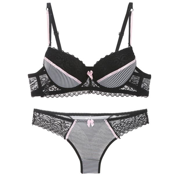 underwear women's lace underpants and bra bow 1/2 cup fashion underwear for ladies bras sets, Red;black
underwear women's lace underpants and bra bow 1/2 cup fashion underwear for ladies bras sets, Red;black