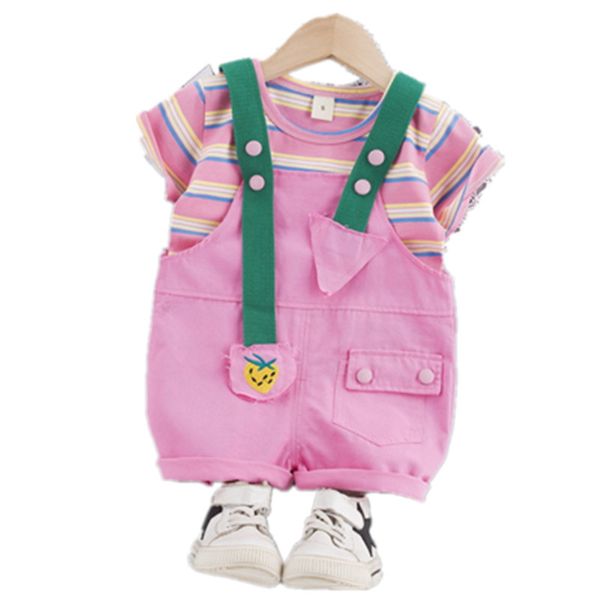 clothing sets baby summer lovely children boys girls striped t shirt bib shorts 2pcs/sets kids infant clothes toddler sportswear, White
clothing sets baby summer lovely children boys girls striped t shirt bib shorts 2pcs/sets kids infant clothes toddler sportswear, White