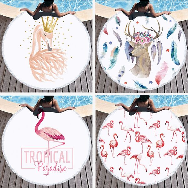 150*150cm flamingo windcatcher round printed beach towel microfiber digital printing beach towel
150*150cm flamingo windcatcher round printed beach towel microfiber digital printing beach towel