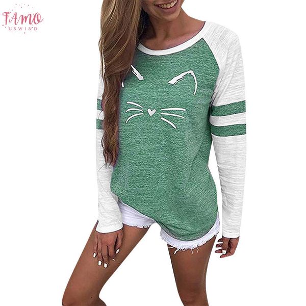 womens shirts with cats in womens t shirts ladies cat printing t shirt long sleeve t shirt women female, White
womens shirts with cats in womens t shirts ladies cat printing t shirt long sleeve t shirt women female, White