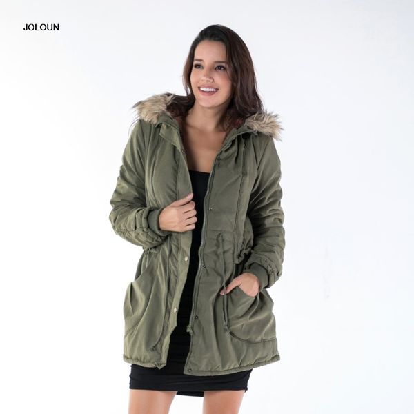 womens warm long coat fur collar hooded jackets slim winter jas parka outwear coat lot moda mujer invierno 2018 parka femme, Black
womens warm long coat fur collar hooded jackets slim winter jas parka outwear coat lot moda mujer invierno 2018 parka femme, Black