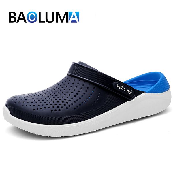 men's casual sandals beach sandals summer couple models crocse breathable new shoes crocks outdoor women sandas, Black
men's casual sandals beach sandals summer couple models crocse breathable new shoes crocks outdoor women sandas, Black