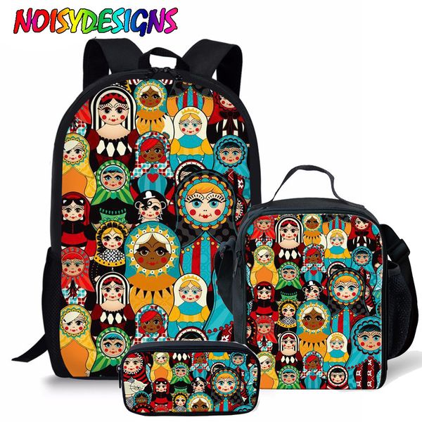 noisydesigns russian matryoshka pattern school bags 3pcs set teenager school backpack for girls orthopedic schoolbag satchel
noisydesigns russian matryoshka pattern school bags 3pcs set teenager school backpack for girls orthopedic schoolbag satchel