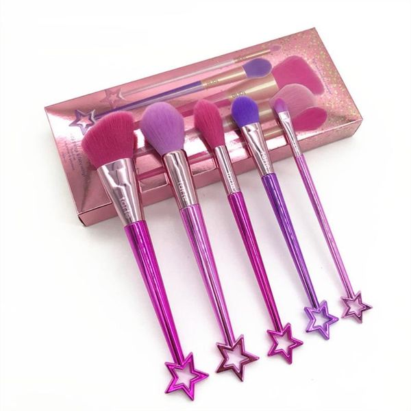 5beautiful blink shiny star accessory handle brush set cosmetic daily tool make up all the time pink and purple girls favorite
5beautiful blink shiny star accessory handle brush set cosmetic daily tool make up all the time pink and purple girls favorite