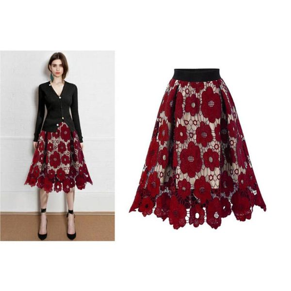womens lace knee length ladies soft stretch flared printed skater skirt fashion high waisted princess skirts travel #s, Black
womens lace knee length ladies soft stretch flared printed skater skirt fashion high waisted princess skirts travel #s, Black