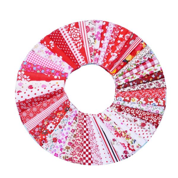 50pcs red multi style 10cmx10cm cotton fabric printed cloth sewing quilting fabrics for patchwork needlework handmade material, Black;white
50pcs red multi style 10cmx10cm cotton fabric printed cloth sewing quilting fabrics for patchwork needlework handmade material, Black;white