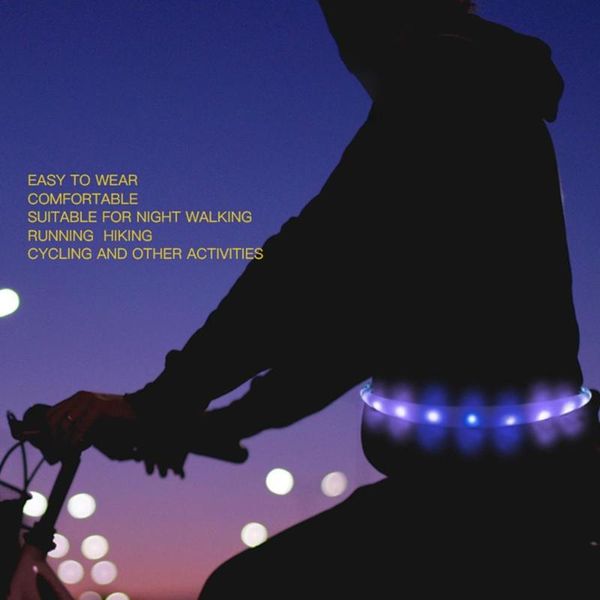 illuminated belt night running cycling sports equipment safety warning luminous belt for children and adults
illuminated belt night running cycling sports equipment safety warning luminous belt for children and adults