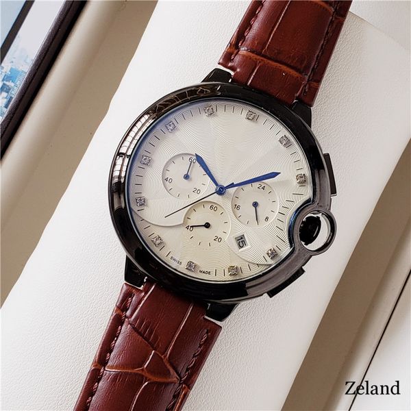 new elling fashion watch men's chronograph quartz sports full dial luxury watch design sports casual style, Slivery;brown
new elling fashion watch men's chronograph quartz sports full dial luxury watch design sports casual style, Slivery;brown