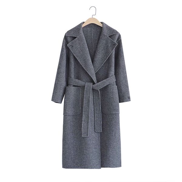 new herringbone wool overcoat double-sided wool cashmere mid-long sheep overcoat woman 2019 long ful women coat, Black
new herringbone wool overcoat double-sided wool cashmere mid-long sheep overcoat woman 2019 long ful women coat, Black