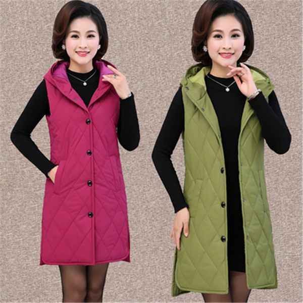 autumn winter vest women waistcoat 2020 new fashion female sleeveless jacket hooded warm long vest cotton feminino plus size, Black;white
autumn winter vest women waistcoat 2020 new fashion female sleeveless jacket hooded warm long vest cotton feminino plus size, Black;white