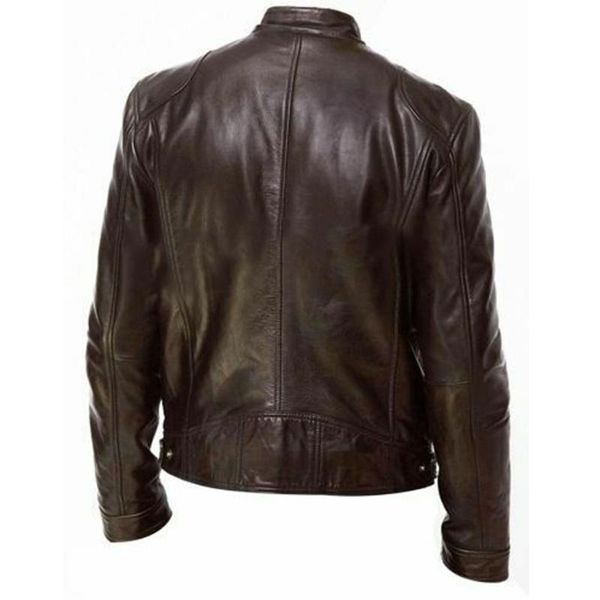 wholesale-pu leather jacket winter vintage black zipper male motorcycle bomber jacket streetwear pocket stand collar men leather coat, Black;brown
wholesale-pu leather jacket winter vintage black zipper male motorcycle bomber jacket streetwear pocket stand collar men leather coat, Black;brown