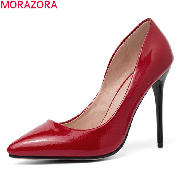 morazora 2020 de talla grande 34-43 moda tacones altos extremos zapatos cómodos charol mujeres bombas fiesta boda zapatos, Black 
morazora 2020 de talla grande 34-43 moda tacones altos extremos zapatos cómodos charol mujeres bombas fiesta boda zapatos, Black