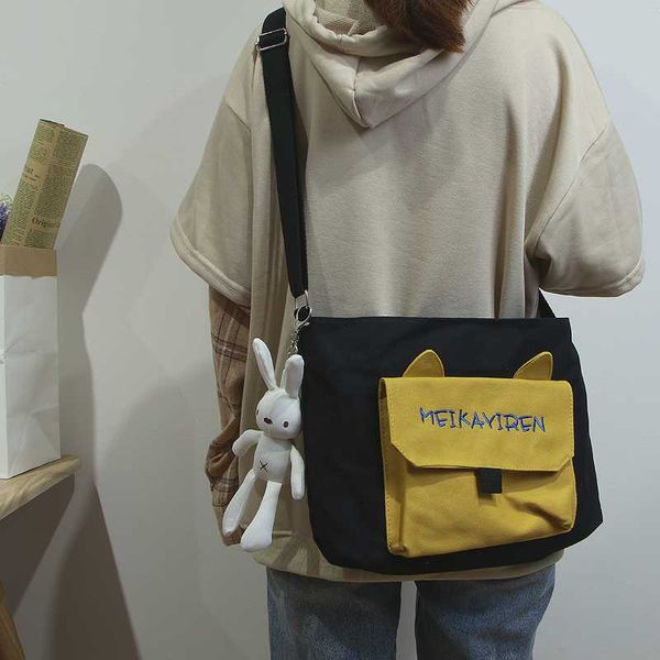 2020japanese ins wind korean version of the arts and arts girl canvas bag college students large capacity shoulder messenger bag
2020japanese ins wind korean version of the arts and arts girl canvas bag college students large capacity shoulder messenger bag
