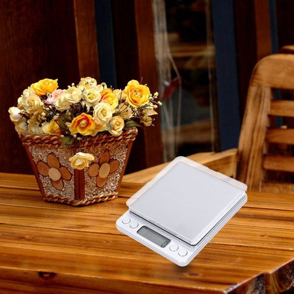 500g x 0.01g portable mini electronic food scales pocket case postal kitchen jewelry weight balance digital scale with 2 tray
500g x 0.01g portable mini electronic food scales pocket case postal kitchen jewelry weight balance digital scale with 2 tray