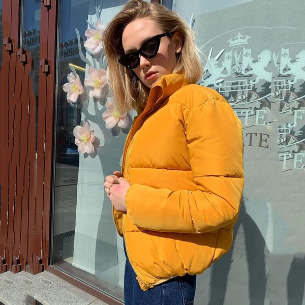 2019 fashion bubble thick coat solid standard collar autumn cotton padded short jacket casual plus size overcoat jacket parkas, Black
2019 fashion bubble thick coat solid standard collar autumn cotton padded short jacket casual plus size overcoat jacket parkas, Black